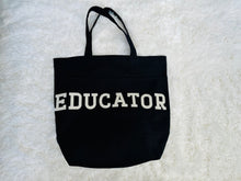 Load image into Gallery viewer, Educator Tote Bag - Pearls

